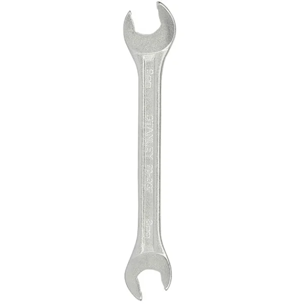 STANLEY 70-367E Double Ended Open Jaw CRV Spanner 8x9mm – Pan India Industrial Supply