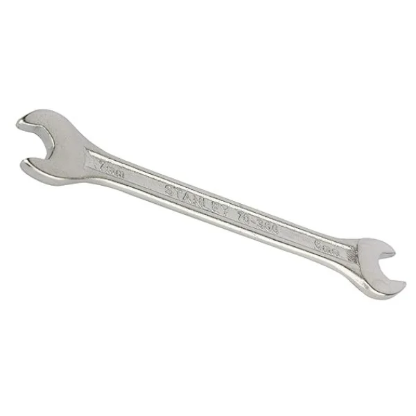 STANLEY 70-367E Double Ended Open Jaw CRV Spanner 8x9mm – Pan India Industrial Supply