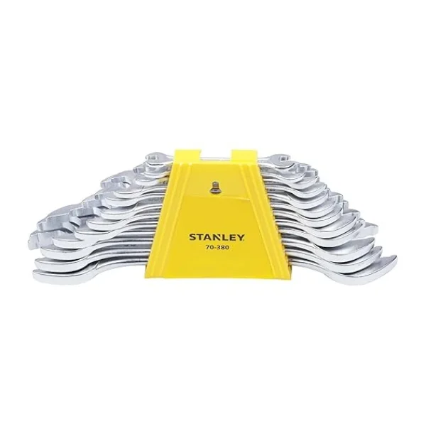 STANLEY 70-380E 12PC Double Open End Spanner Set (6x7 mm to 30x32 mm)