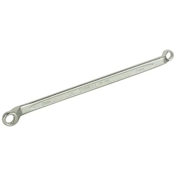 STANLEY, 70-381E, SHAL OFFSET BI-HX RNG CRV SPANNER, SIZE-6X7MM