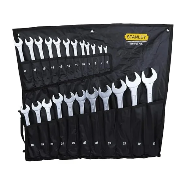 STANLEY 70-965E 23PC Combination Spanner Set (6–25, 27, 30, 32 mm) – Pan India Industrial Supply