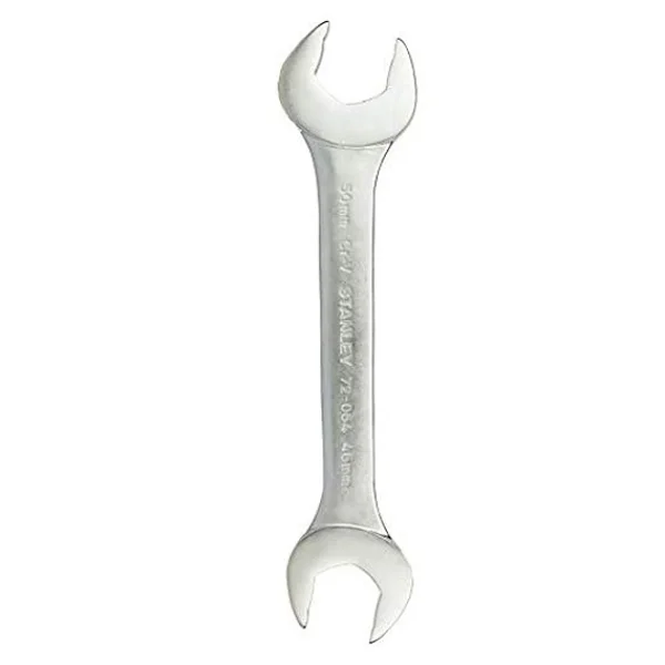 STANLEY 72-064 Double Ended Open Jaw CRV Spanner 46x50mm