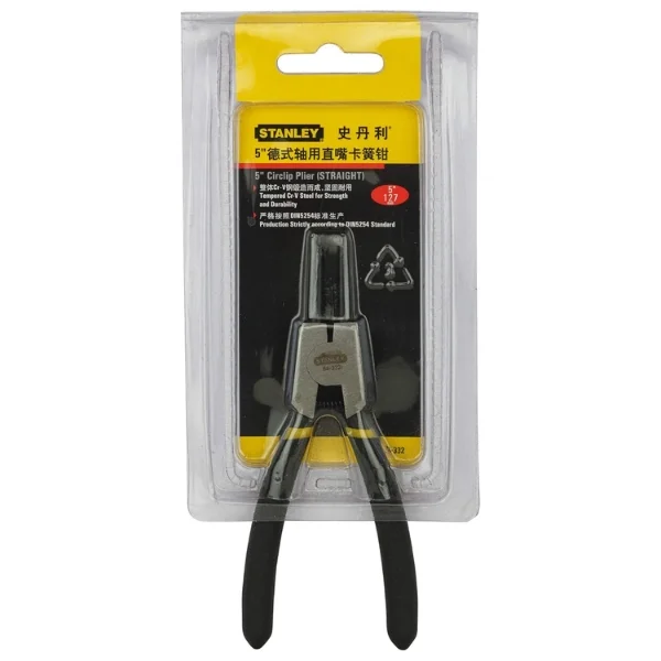 Stanley 84-332-23 Straight External Circlip Plier 130mm / 5 Inch Supplier