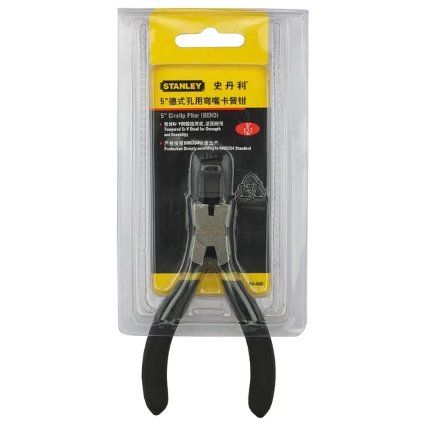 Stanley 84-446-23 Bent Internal Circlip Plier 130mm / 5 Inch Supplier