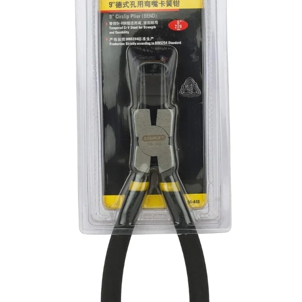 Stanley 84-448-23 Bent Internal Circlip Plier 230mm / 9 Inch Supplier