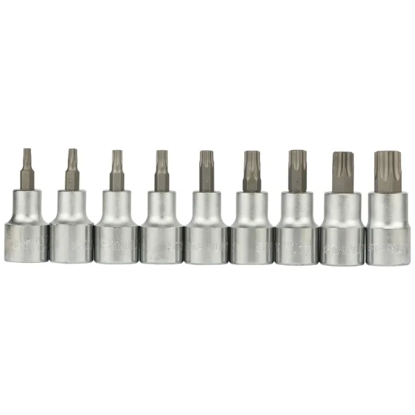 Stanley 89-098 9-Piece 1/2” Drive Torx Bit Socket Set Supplier – Pan India Dispatch