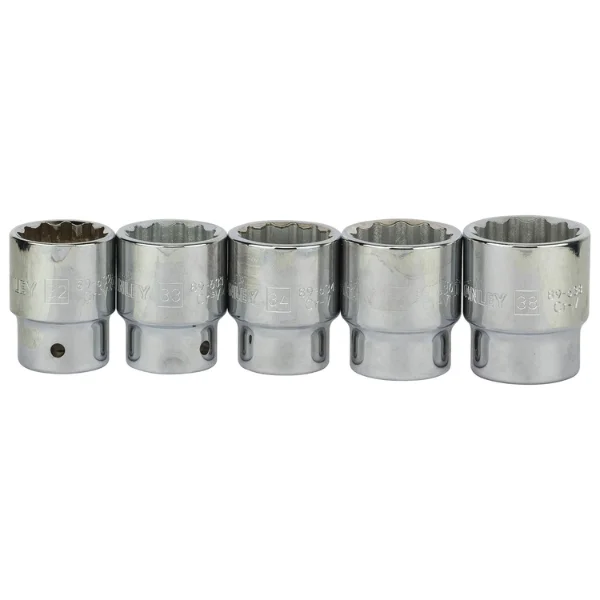 Stanley 89-101 – 19 Pcs 3/4” Drive Metric 12-Point Socket Set Supplier in India