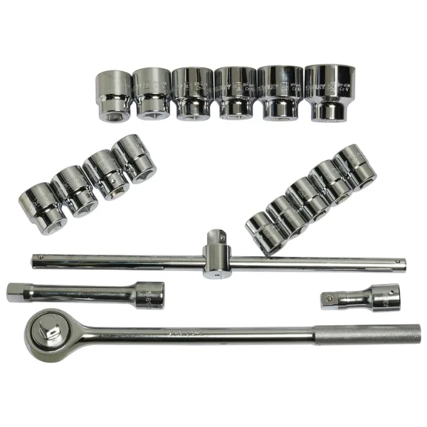 Stanley 89-101 – 19 Pcs 3/4” Drive Metric 12-Point Socket Set Supplier in India