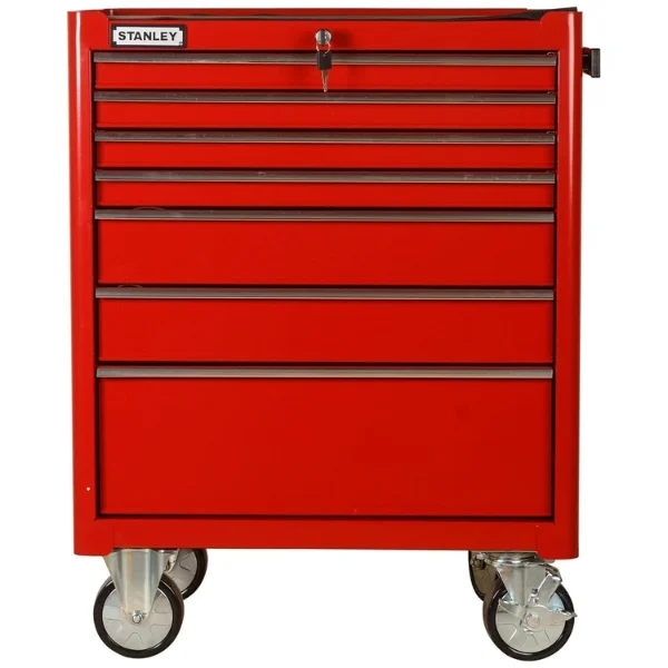 Stanley 93-557L Rolling Cabinet 7 Drawer Red Supplier