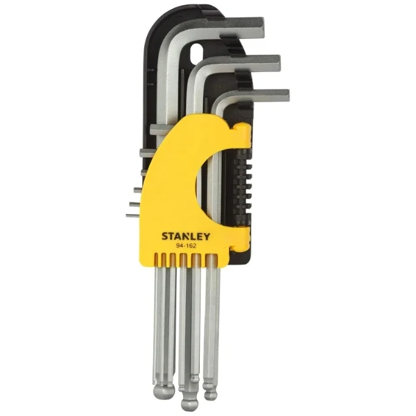 Stanley 94-158 Extra Long Ball Point Hex Key Set 9 Piece Supplier