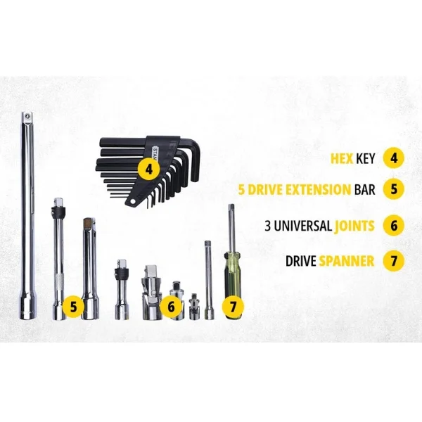 STANLEY 94-181 150PC Master Tool Set Original Branded Supply for Industrial