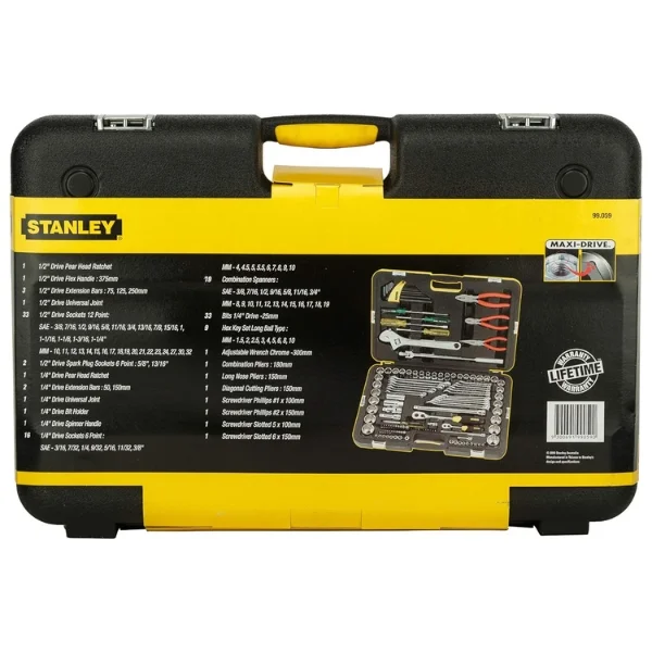STANLEY 99-059 132PC Metric & A/F Tool Kit – Industrial Supply Across India