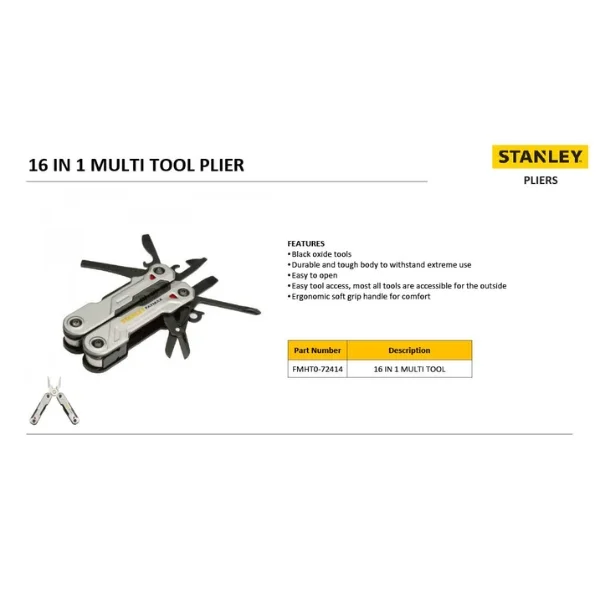 Stanley FMHT0-72414 16-in-1 Multi Tool Supplier