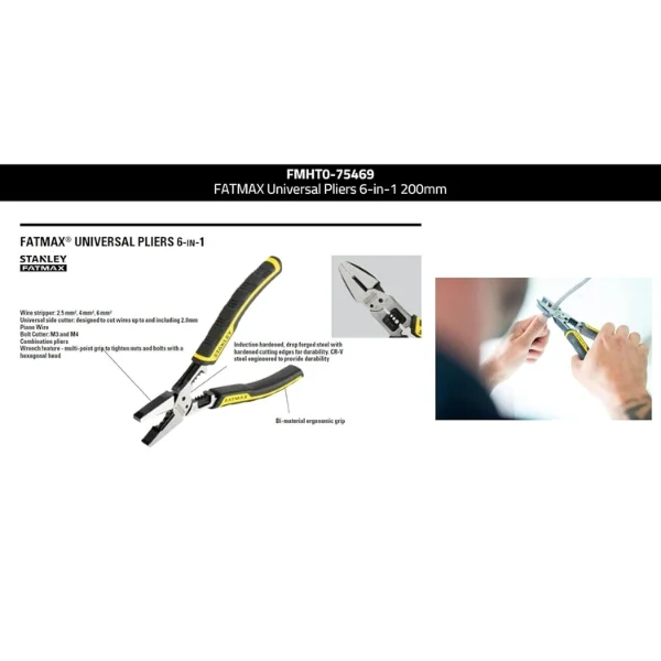 Stanley FMHT0-75469 FatMax Multi-Use 6-in-1 Universal Tool Supplier