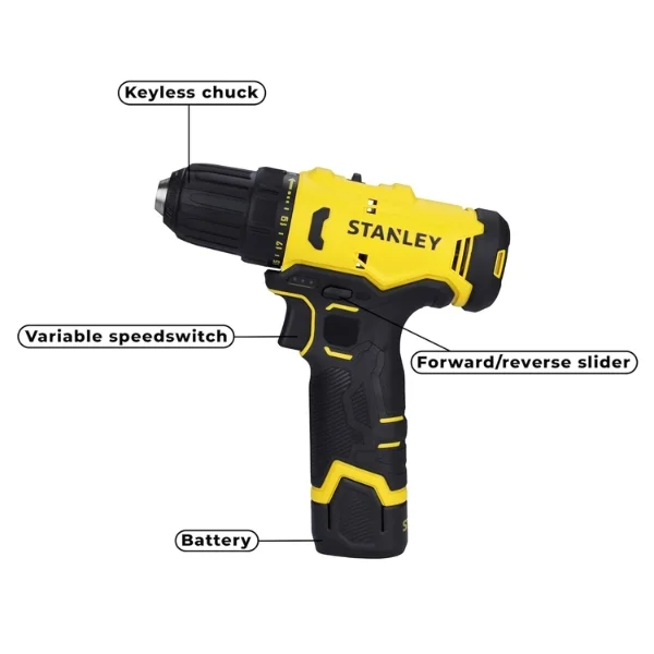 Stanley SCH10D2K-IN 12V Max Brushless Hammer Drill Supplier