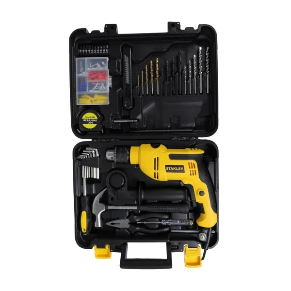 Stanley SDH550KPA-IN 550W Hammer Drill Kit with 120 Pieces Accessories Supplier