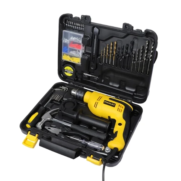 Stanley SDH550KPA-IN 550W Hammer Drill Kit with 120 Pieces Accessories Supplier