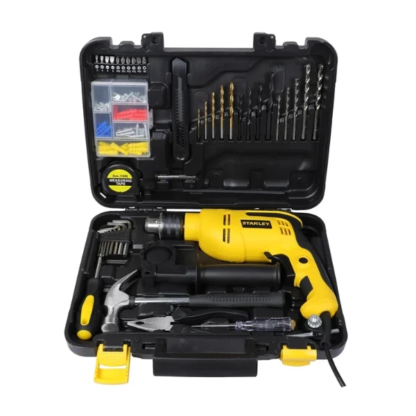 Stanley SDH550KPA-IN 550W Hammer Drill Kit with 120 Pieces Accessories Supplier