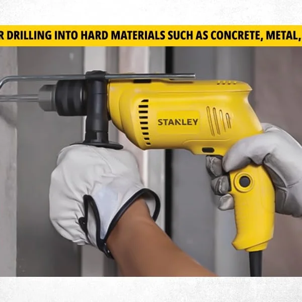 Stanley SDH600KM-IN 600W Hammer Drill Kit with 120 Pieces Supplier