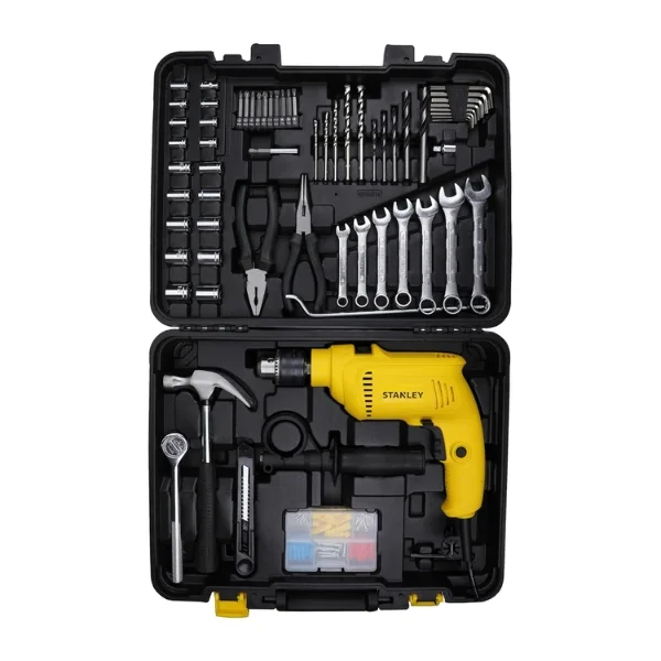 Stanley SDH600KM-IN 600W Hammer Drill Kit with 120 Pieces Supplier