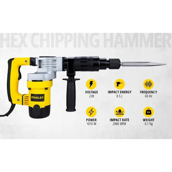 Stanley STHM5KH-IN 5 kg Chipping Hammer 17 mm Hex Supplier