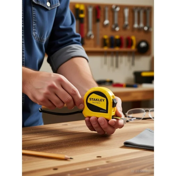 Stanley STHT36519-812 Short Tape Measure Without Lock 5m x 19mm Supplier