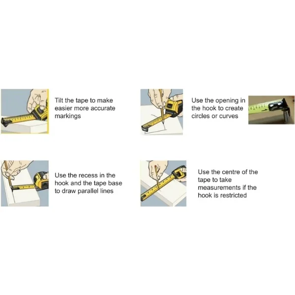 Stanley STHT37163-812 Short Tape Measure With Lock 3m x 16mm Supplier