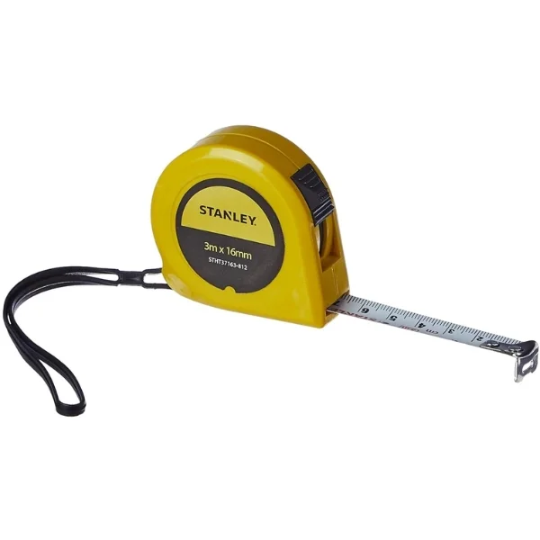 Stanley STHT37163-812 Short Tape Measure With Lock 3m x 16mm Supplier