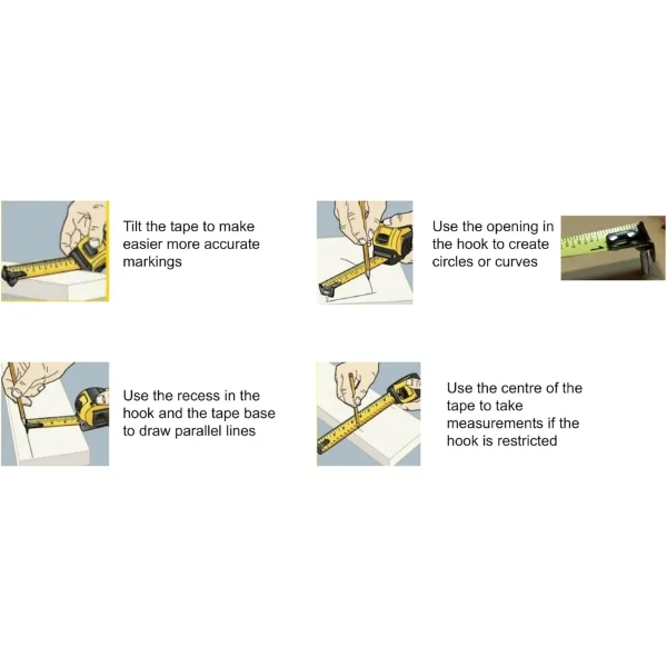 Stanley STHT37519-812 Short Tape Measure With Lock 5m x 19mm Supplier