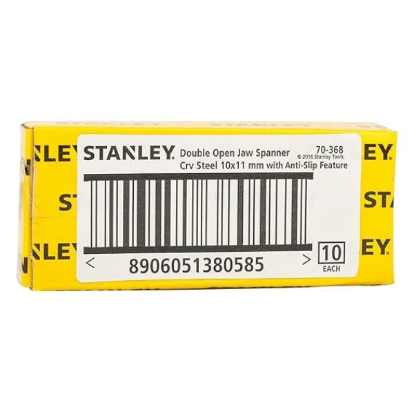 STANLEY STMT23108 Double Open End Spanner 8x10 mm Ready Stock SupplierPa n India Dispatch