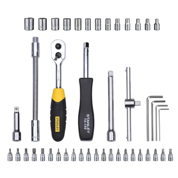 Stanley STMT72794-8 46-Piece 1/4 Socket & Bit Set Supplier in India