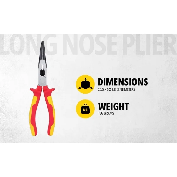 Stanley STMT77860-23B VDE Long Nose Plier 8 Inch Supplier