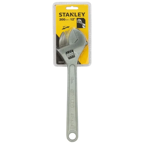 STANLEY STMT87434-8 Adjustable Spanner – Chrome Plated 300mm