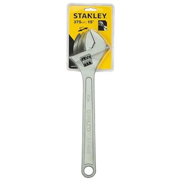 STANLEY STMT87435-8 Adjustable Spanner – 375mm Chrome Plated