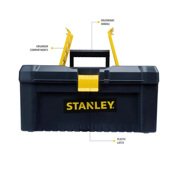 Stanley STST1-75517 Essential Tool Box Plastic Latch 16 Inch Supplier