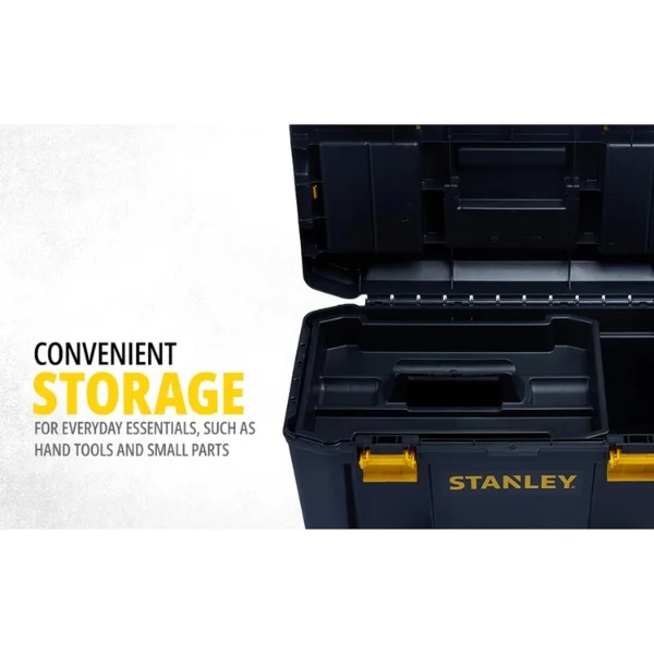 Stanley STST1-75520 Essential Tool Box Plastic Latch 19 Inch Supplier