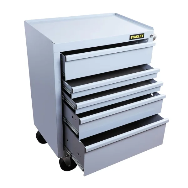 Stanley STST74420-8 Tool Trolley 5 Drawer Grey 699 x 460 x 797mm Supplier