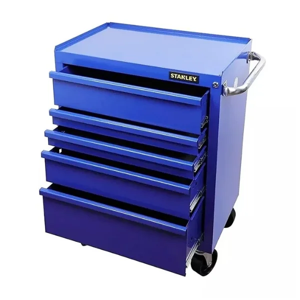 Stanley STST74421-8 Tool Trolley 5 Drawer Blue 699 x 460 x 797mm Supplier