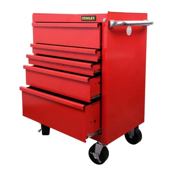Stanley STST74422-8 Tool Trolley 5 Drawer Red 699 x 460 x 797mm Supplier