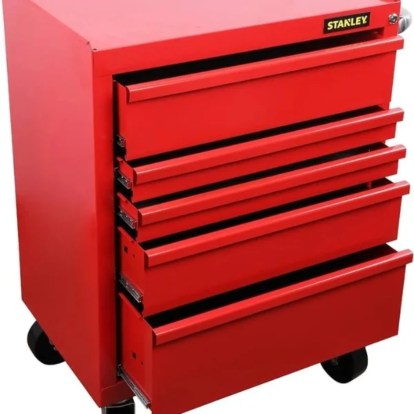Stanley STST74422-8 Tool Trolley 5 Drawer Red 699 x 460 x 797mm Supplier