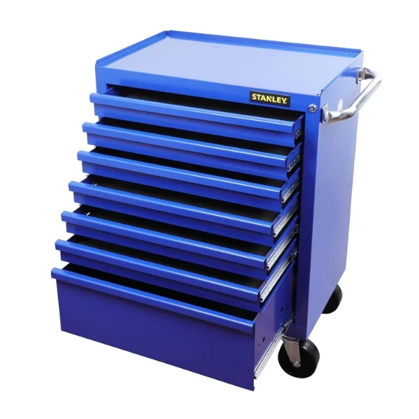 Stanley STST74425-8 Tool Trolley 7 Drawer Blue 699 x 460 x 797mm Supplier