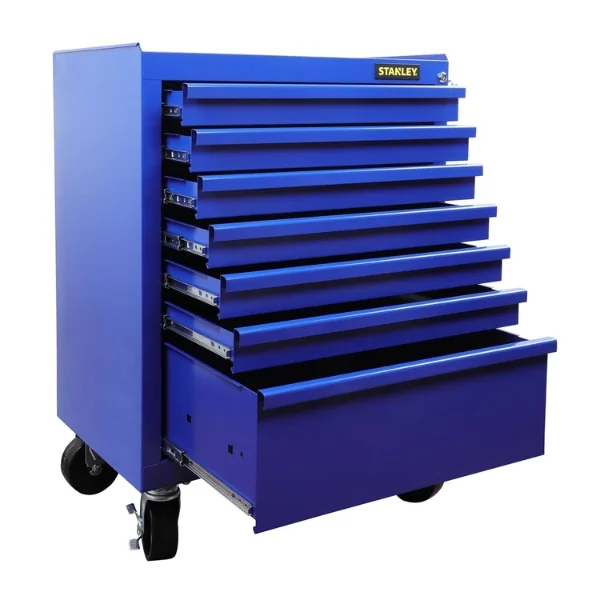 Stanley STST74425-8 Tool Trolley 7 Drawer Blue 699 x 460 x 797mm Supplier