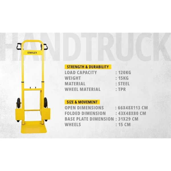 Stanley SXWT-FT521 Folding Stair Climber Hand Truck Supplier
