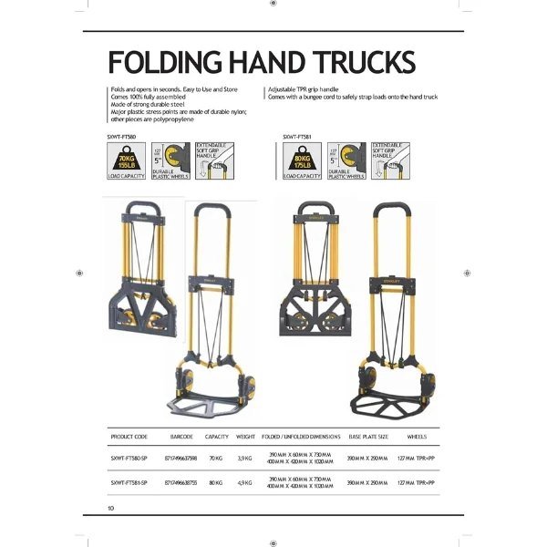 Stanley SXWT-FT580-SP Folding Hand Truck Supplier