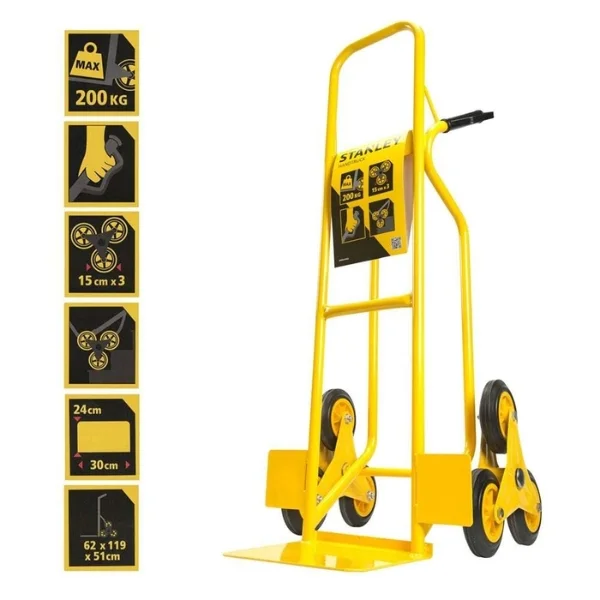 Stanley SXWT-HT523 Steel Stair Climber Hand Truck Supplier