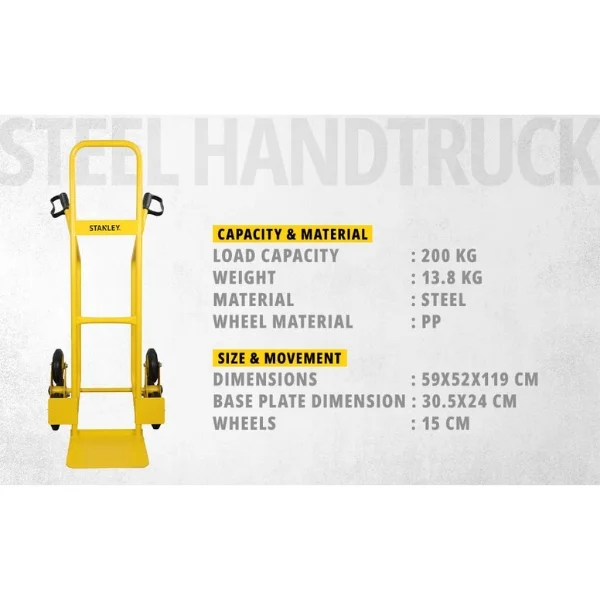 Stanley SXWT-HT523 Steel Stair Climber Hand Truck Supplier