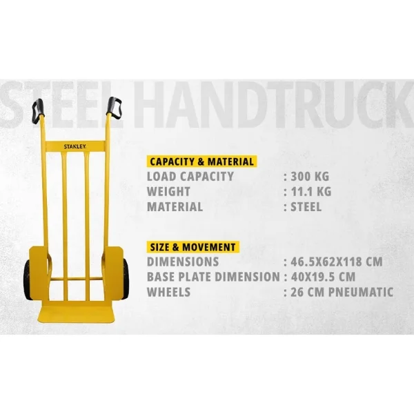 Stanley SXWT-HT526 Steel Hand Truck 300kg Supplier